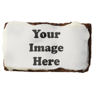 Custom Blank Template Dozen 3.5" x 2" Brownies Brownie