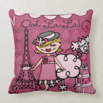Custom Blond Paris Diva Pillow pillows