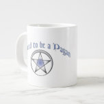 Custom Blue Pagan Pride Jumbo Mug