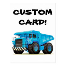 Custom Blue Truck Post Cards