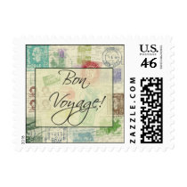 Custom Bon Vonyage Postage postage