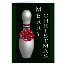 Custom Bowling Greeting Cards Postcards