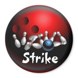 Custom Bowling Magnets Gifts