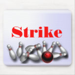 Custom Bowling Mousepads Computer Gifts