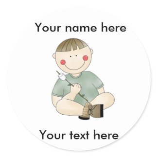 CUSTOM BOY CAMPING Sticker sticker