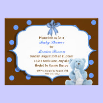 Custom Boys Baby Shower Invitations invitations