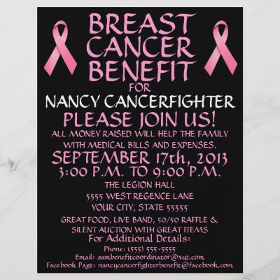 Custom Breast Cancer Benefit Flyer