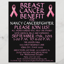 Custom Breast Cancer Benefit Flyer