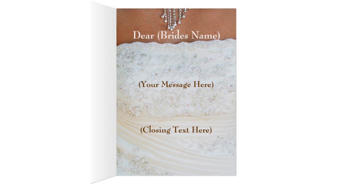 Custom Bridal Shower / Gift Card Zazzle