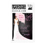 Custom Bridal Shower Invitation - Black and White Stamps