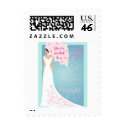 Custom Bridal Shower Invitation Stamps - Virginia by SquirrelHugger Custom Bridal Shower Invitation Stamps - Virginia