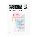 Custom Bridal Shower Invitation Stamps - Virginia by SquirrelHugger Custom Bridal Shower Invitation Stamps - Virginia