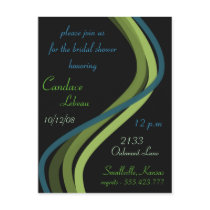 Custom Bridal Shower Invite postcards by patricklori Custom Bridal Shower Invite postcards