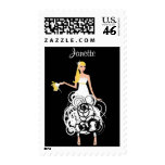 Custom Bride postage stamps