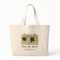 Custom Bride-to-Be Tote Bag bags