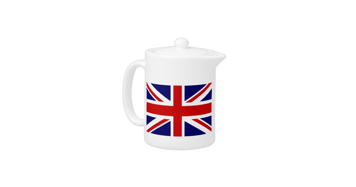 Custom British UNION JACK flag tea pots Teapot Zazzle