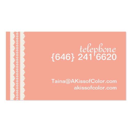 Custom Business Card (back side)