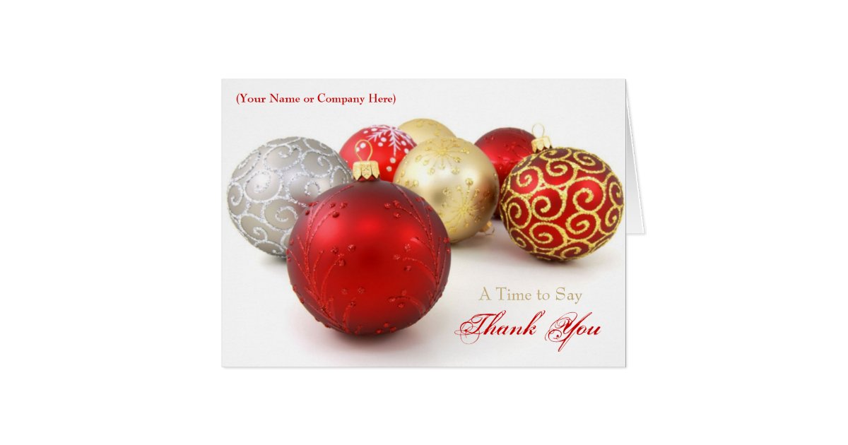 Custom Business Christmas Card Printing | Zazzle