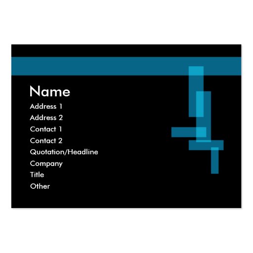 custom_business_profile_card business card template (front side)
