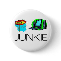 Custom Button - Internet Junkie by ontopsell Custom Button - Internet Junkie