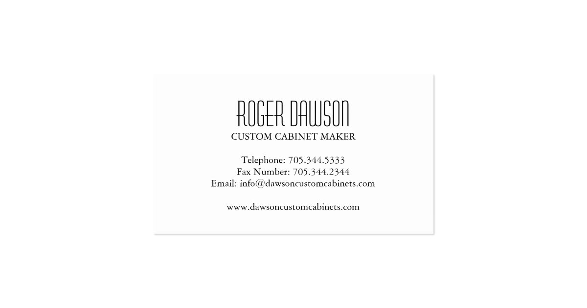 Custom Maker Business Card Zazzle