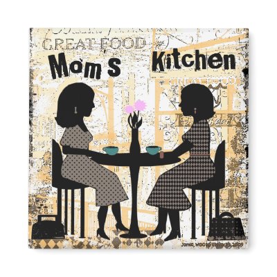 Custom Cafe Friends Fridge Magnet by jamiecreates1