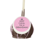 Custom Cake Pops Keep Calm I'm A Grandma New Baby