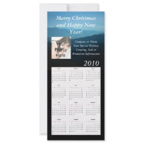 Custom Calendar Rack Card, Christmas/New Year rack cards