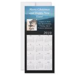 Custom Calendar Rack Card, Christmas/New Year rack cards
