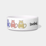 Custom Calico Cat Pet Bowl pet bowls