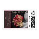 Custom Calla Lilies Spot Color Fall Wedding Postage