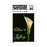 Custom calla lily wedding postage