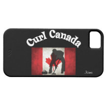 Custom Canadian Curling Design iPhone 5 Cover