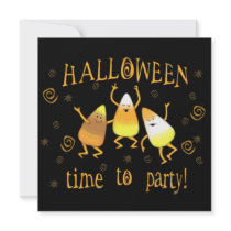 Custom Candy Corn Halloween Party Invitation by jamiecreates1 Custom Candy Corn Halloween Party Invitation