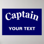 CUSTOM CAPTAIN POSTERS
