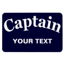 CUSTOM CAPTAIN VINYL MAGNET