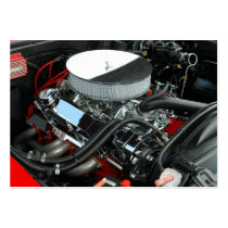 Custom Car Engine Business Card