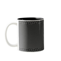 custom carbon fiber texture mug