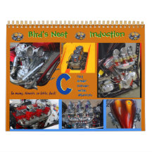 Custom carburetors wall calendar