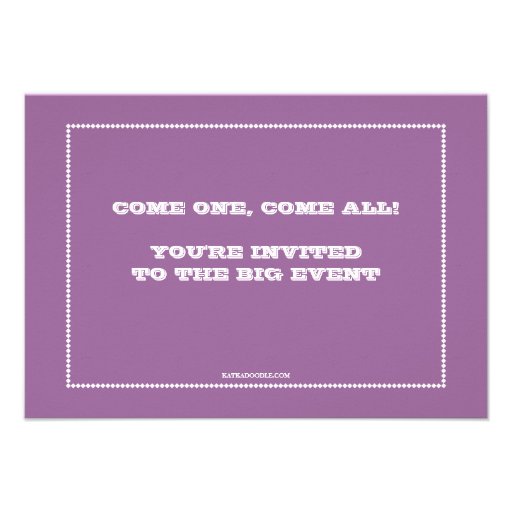 CUSTOM Carnival Admission Ticket for Wedding Custom Announcement
