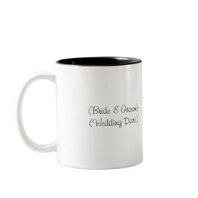 Custom Cartoon Couple Wedding/Engagement  Mug