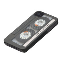 Custom Cassette Mixtape iPhone 4 Case-Mate Case