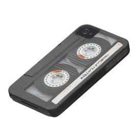 Custom Cassette Mixtape iPhone 4 Case-Mate Case