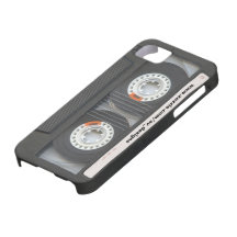 Custom Cassette Mixtape iPhone 5 Cover