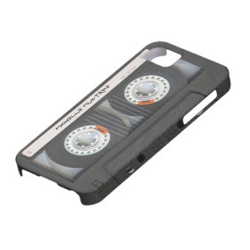 Custom Cassette Mixtape iPhone 5 Cover