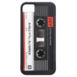 Custom Cassette Tape iPhone 5 Cover