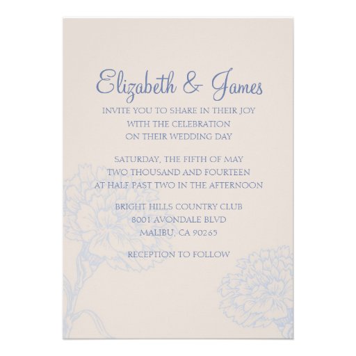 Custom Casual Modern Wedding Invitations