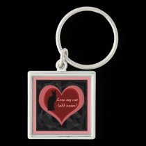 Custom Cat Keychain keychains