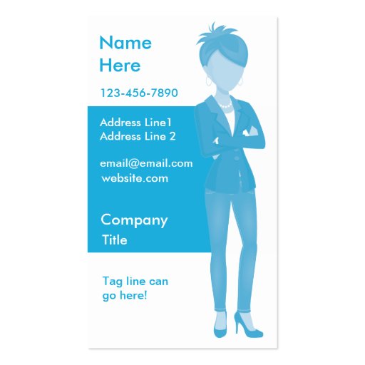 Custom Character Business Card
