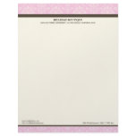 :custom: Charming Damask Pink/Chocolate Letterhead